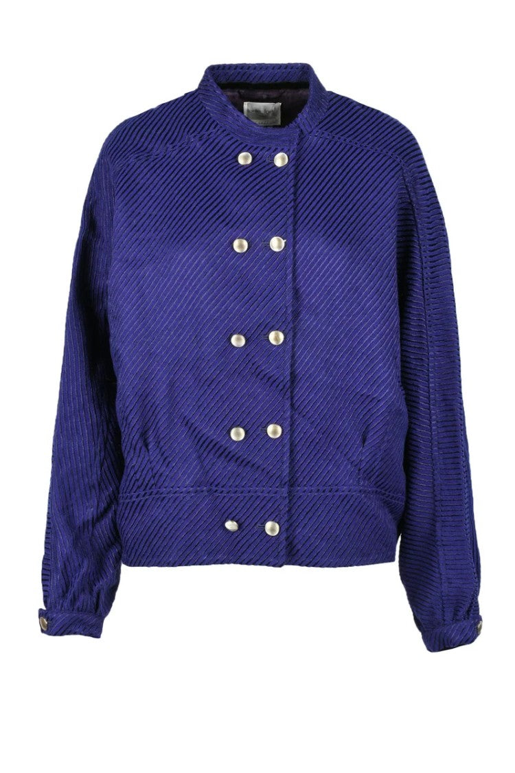 Forte Forte Unstructured Jacket Wool Viscose - Purple