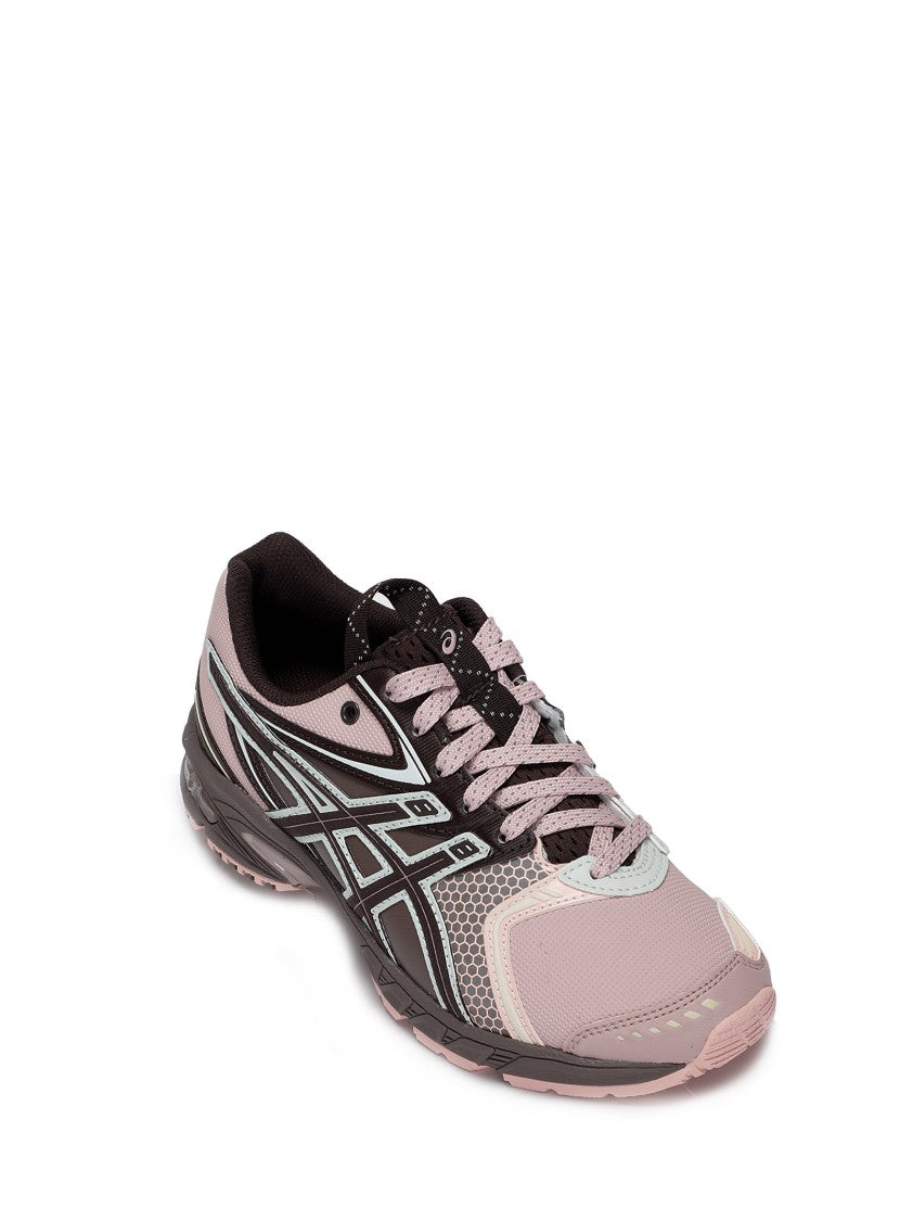 Asics Sporty Sneakers With Rounded Toe And Grooved Sole