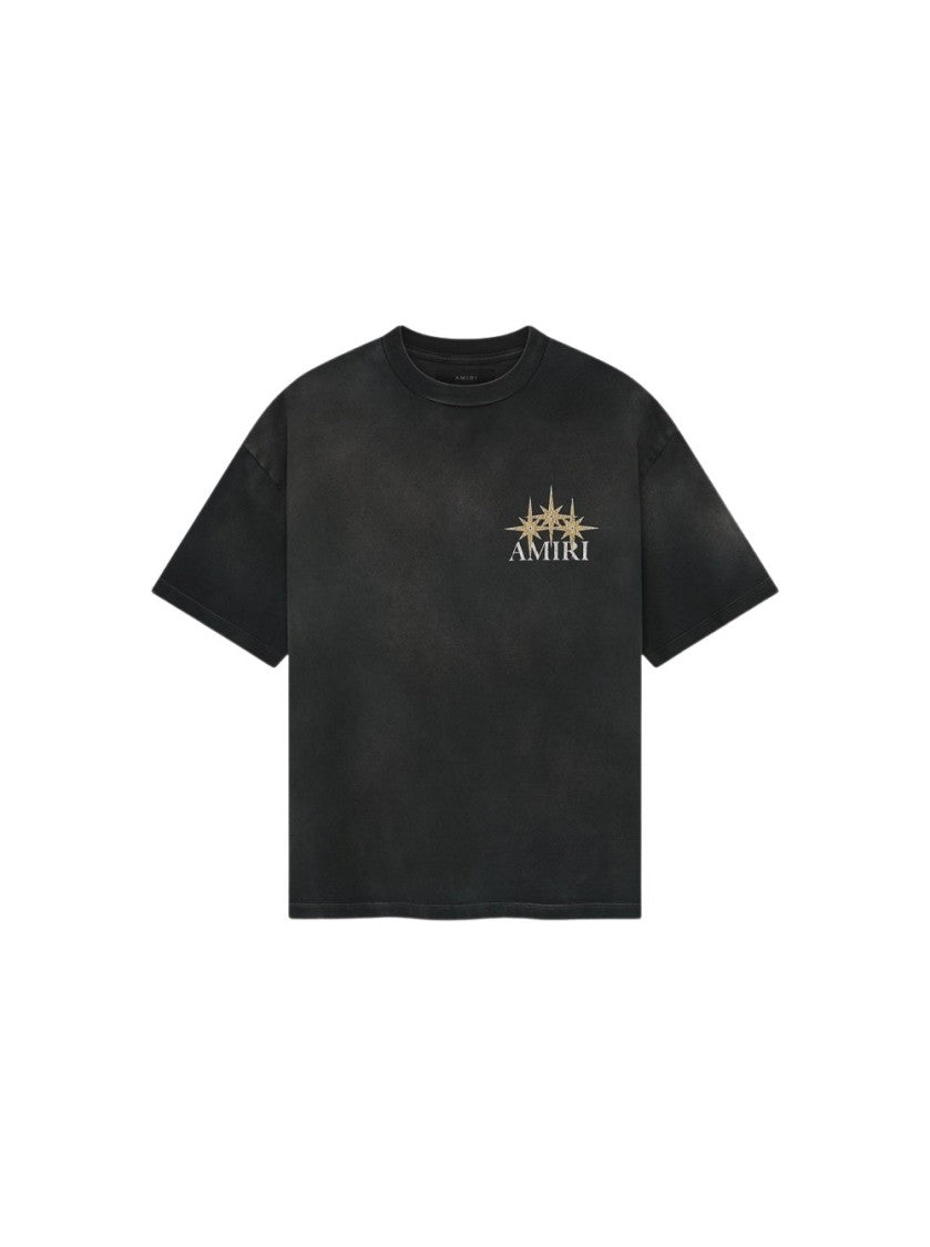 Amiri Starburst Oversized Tee Black