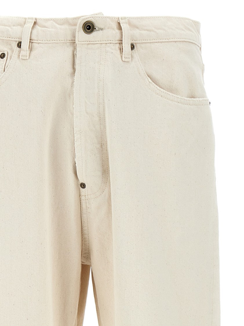 Maison Margiela Distressed Cotton Denim Jeans