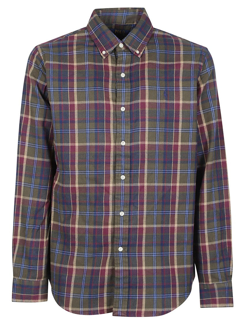 Polo Ralph Lauren Plaid Long-Sleeve Cotton Casual Shirt