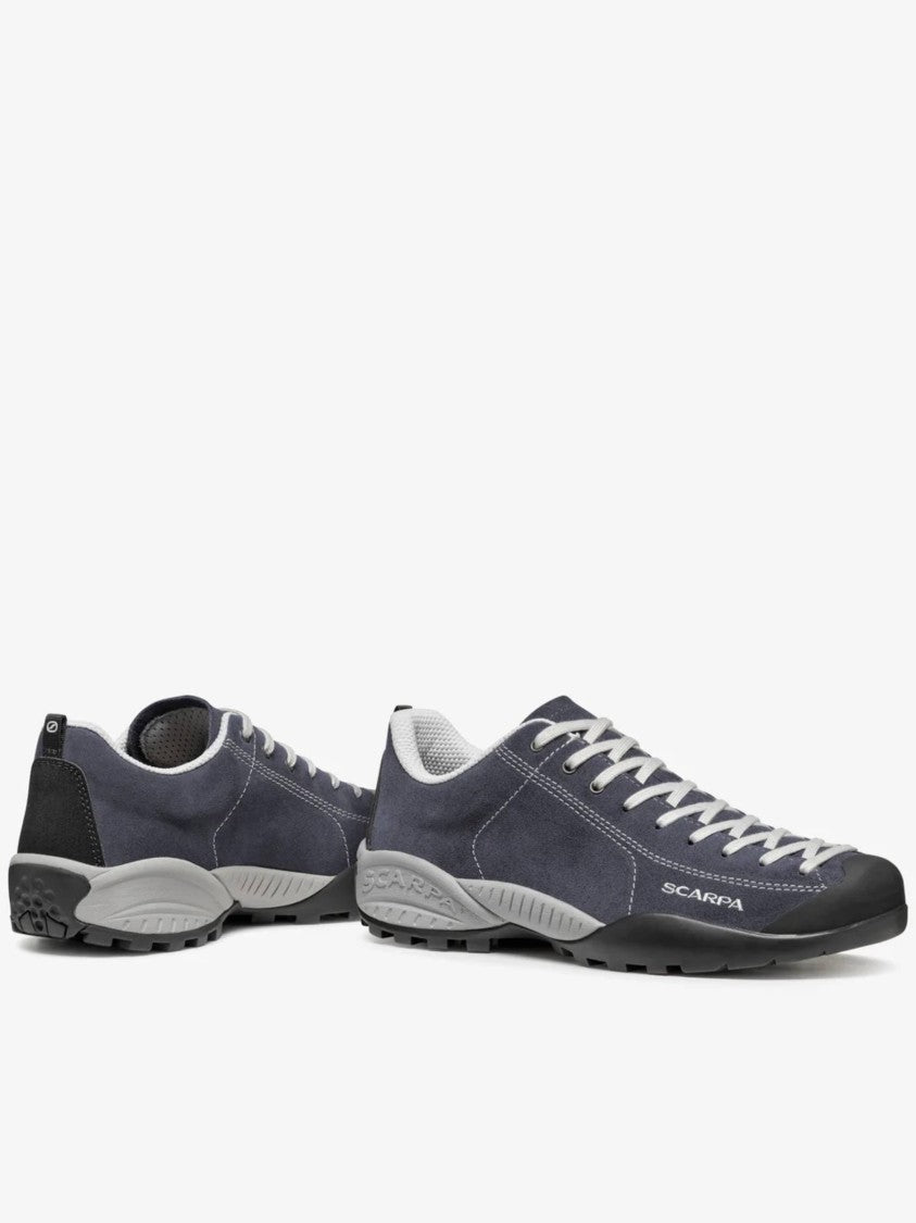 Scarpa Grey Suede Extended Lacing Sneakers