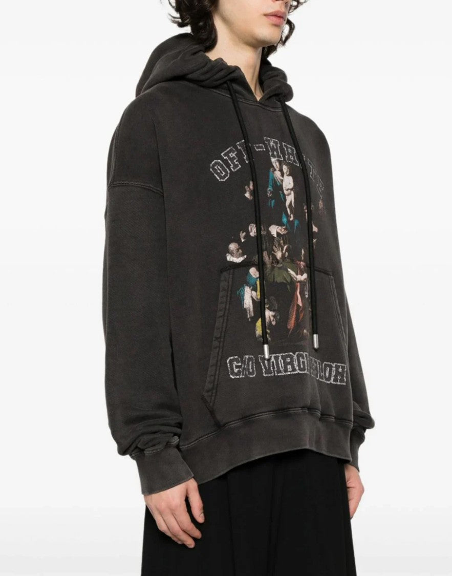 Off-White Caravaggio Mary Skate Logo Hoodie