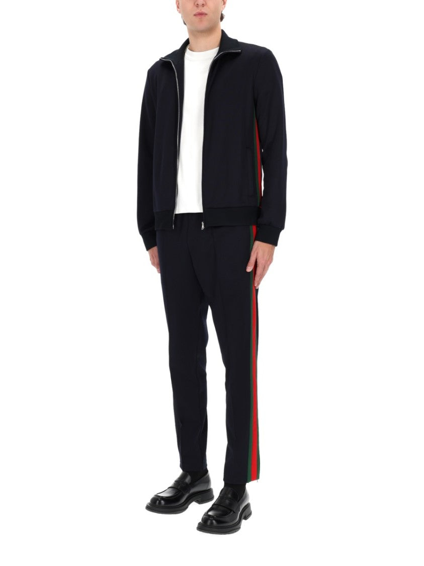 Gucci Tapered Track Pants With Bold Side Stripes
