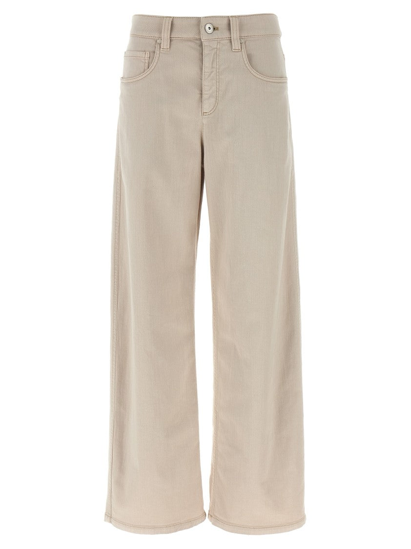 Brunello Cucinelli Loose Barrel' Jeans