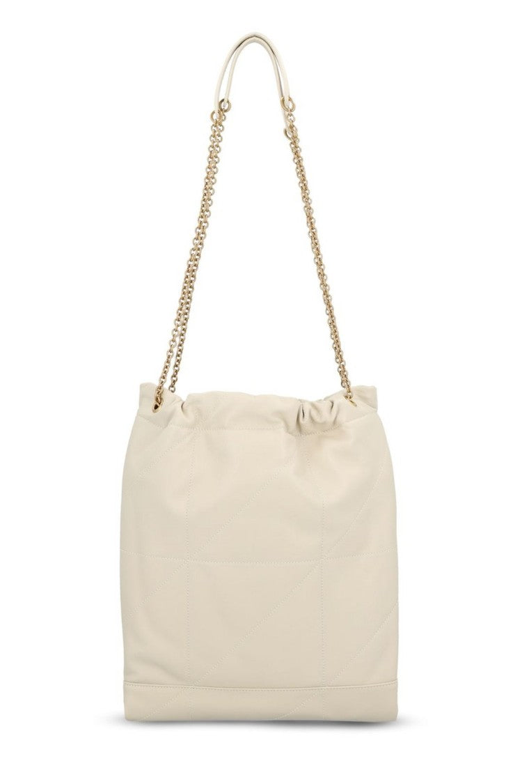 Saint Laurent Lambskin Shoulder Bag With Gold-Tone Chain Strap