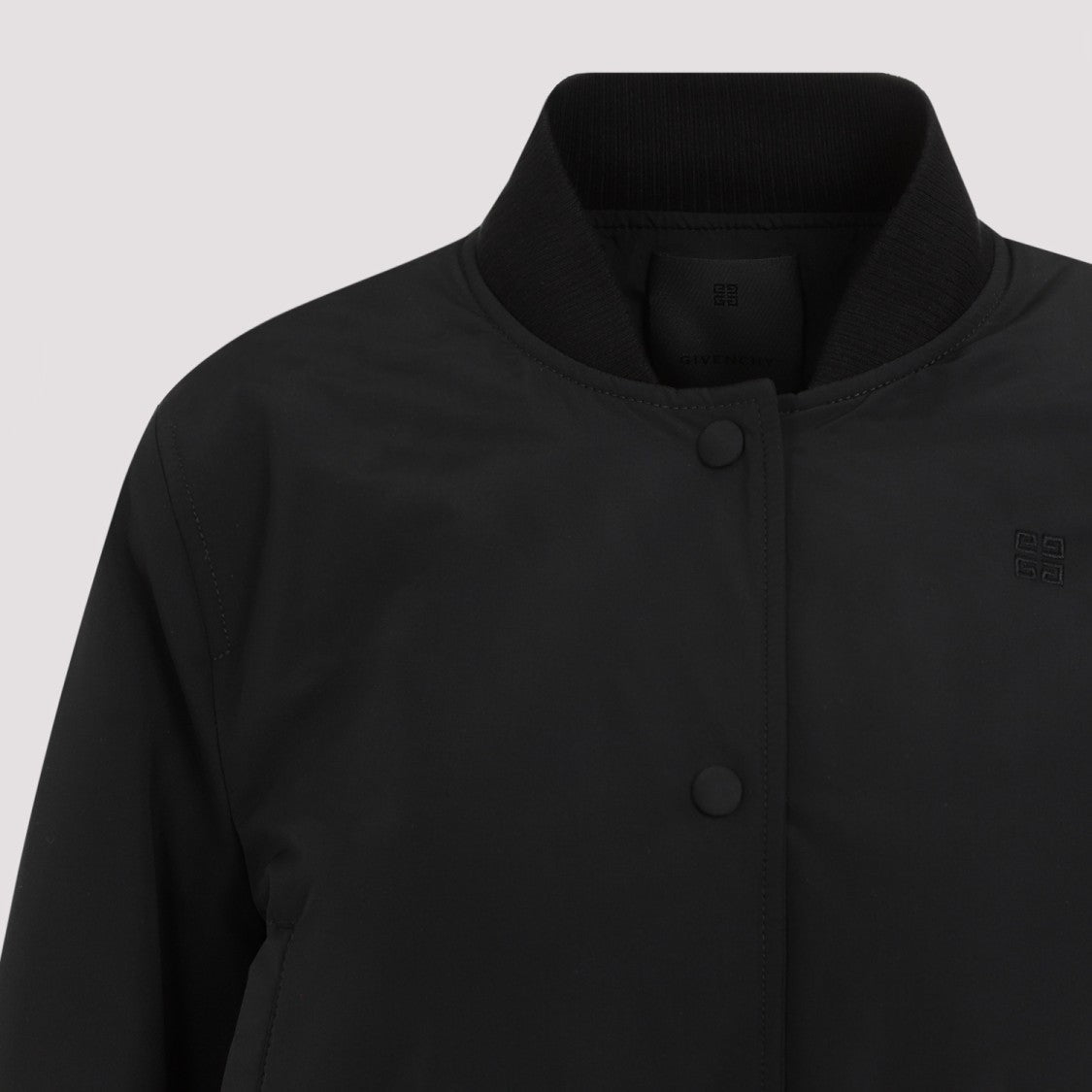 Givenchy Black Long Sleeve With Attached Belt Blouson