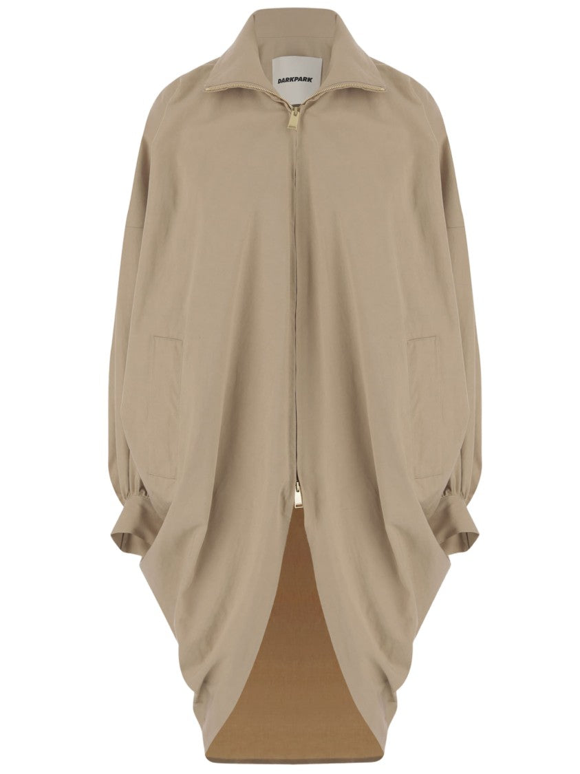 Darkpark Curved Hem Cotton And Lyocell Jacket