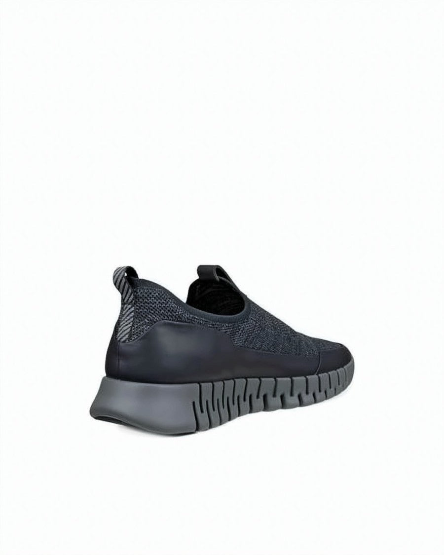 Ecco Seamless Knit Slip-On Sneakers With Flexible Rubber Sole