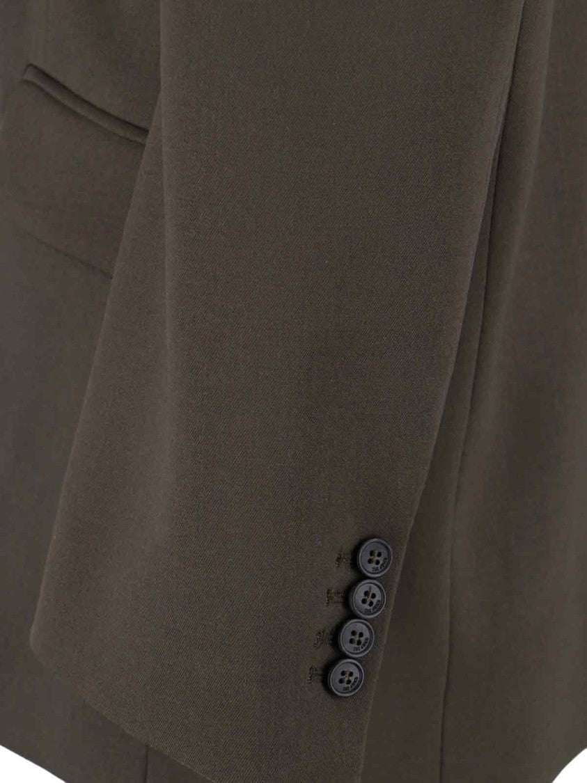 The Attico Single-Breasted Virgin Wool Blazer