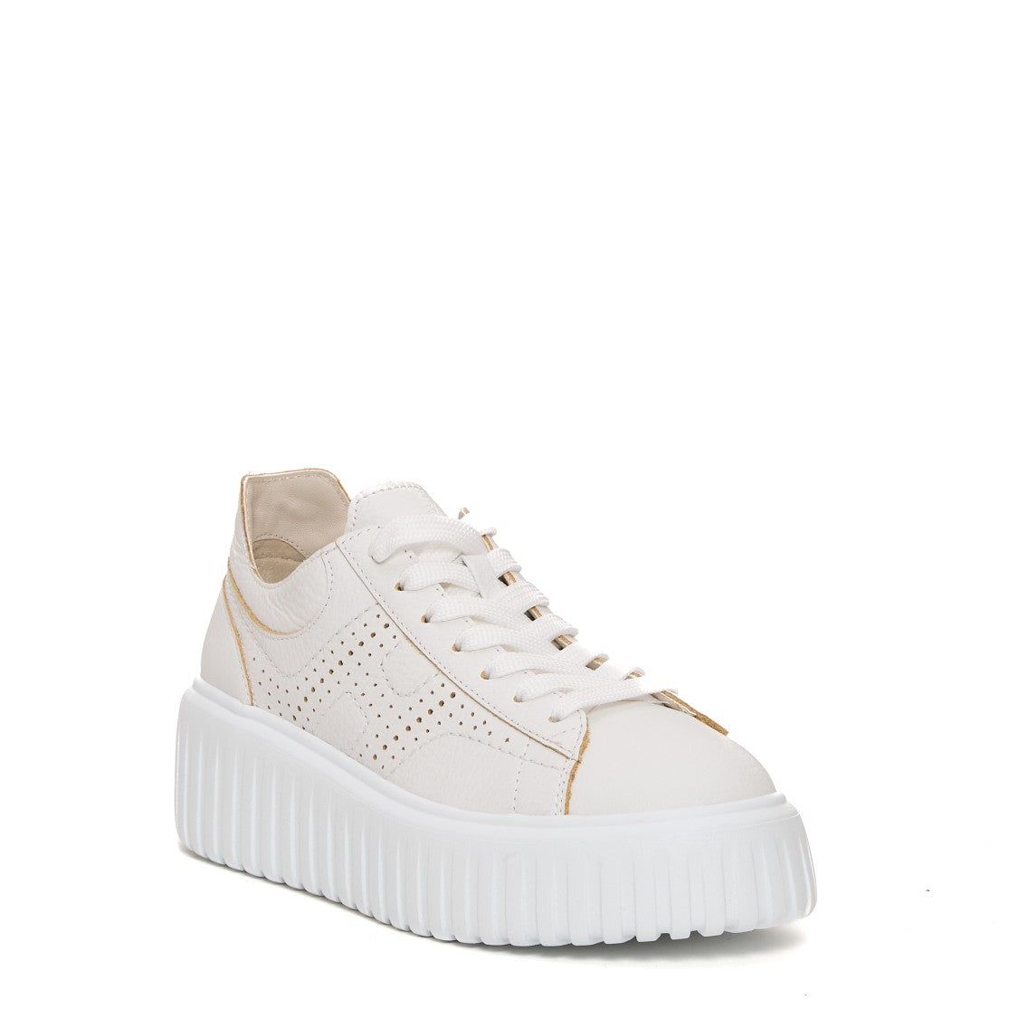 Hogan H Stripes Sneakers With Chunky Platform Sole