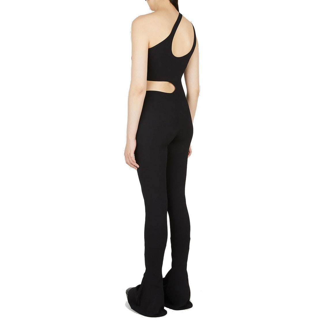 Stella Mccartney Asymmetric Black Jumpsuit With Bold Cut-Outs