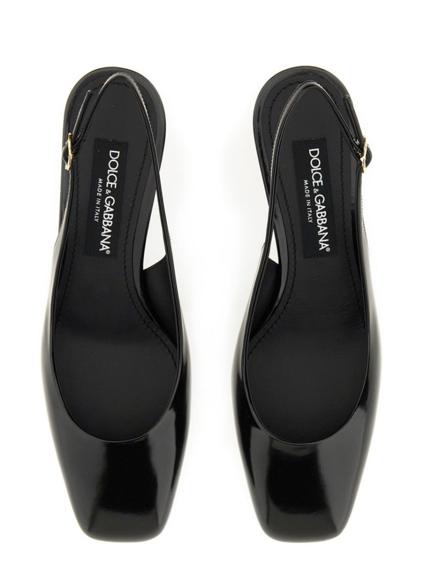 Dolce & Gabbana Patent Leather Slingback