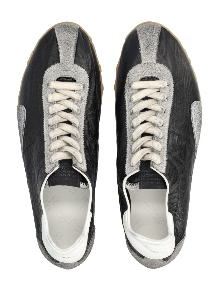 Maison Margiela Sprinters Layered Chiodata Retro Running Sneakers