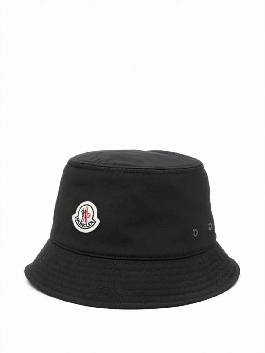 Moncler Structured Black Bucket Hat