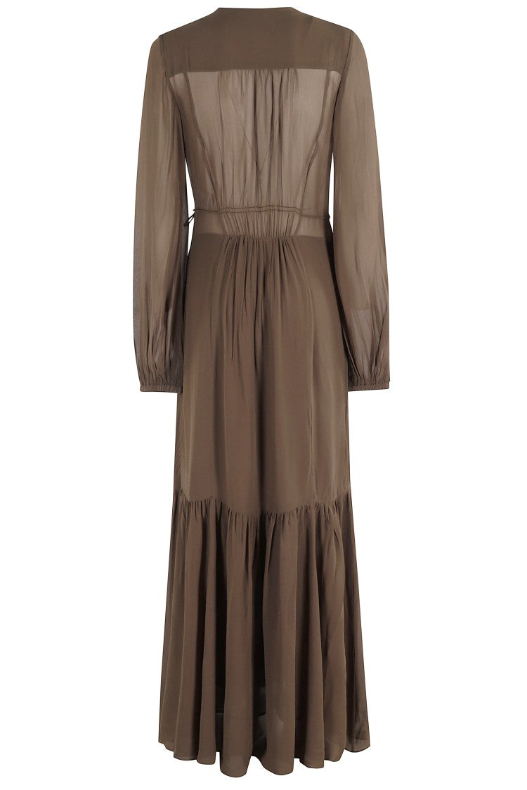 Isabel Marant Étoile Briane Gb Draped Midi Dress