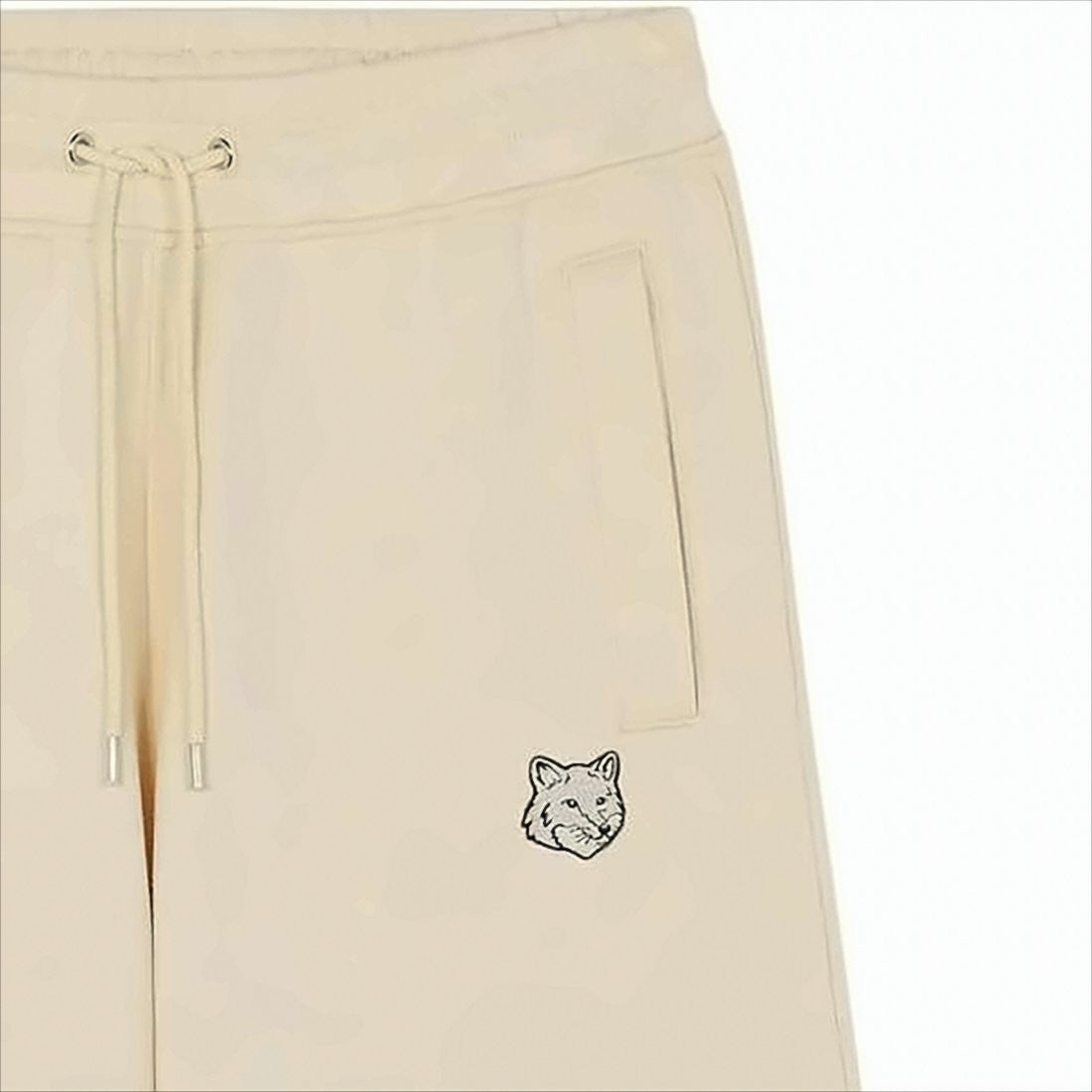 Maison Kitsuné Relaxed-Fit Cotton Shorts With Embroidered Fox Detail