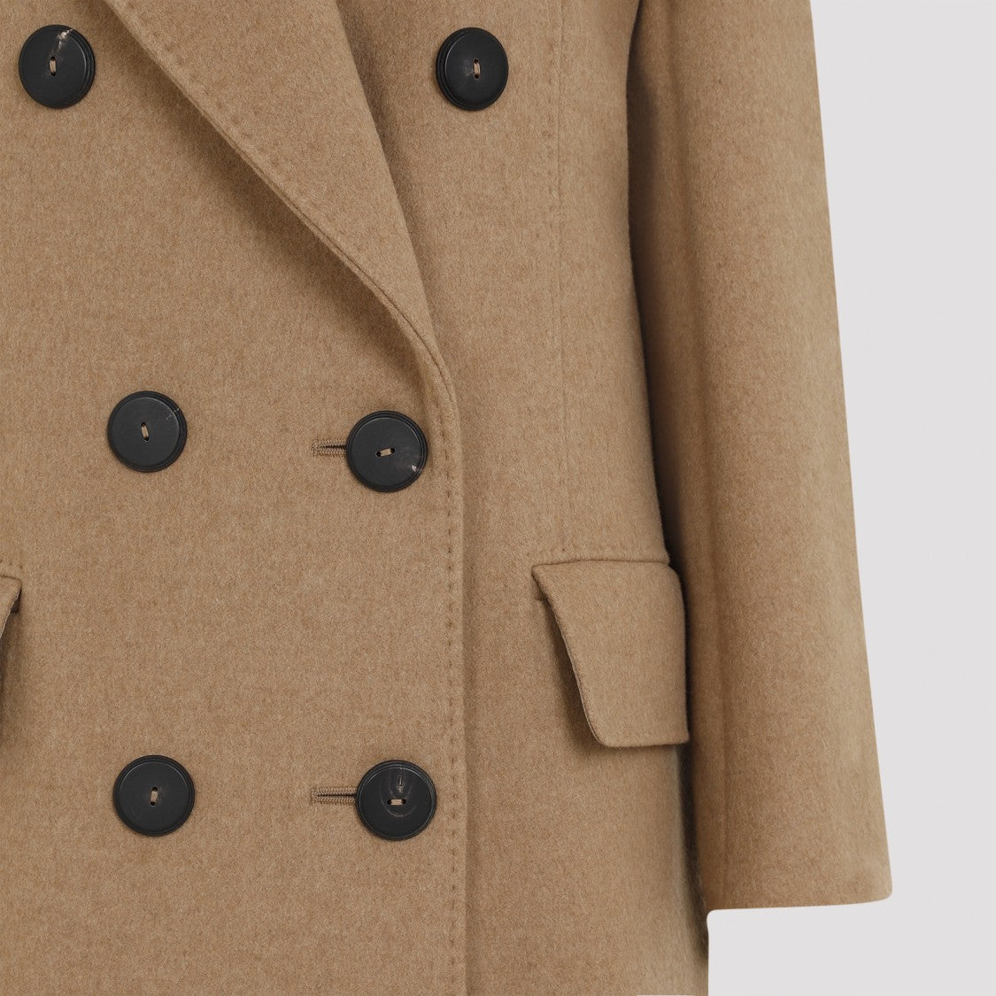 Max Mara Double-Breasted Mid-Calf Coat In Cashmere Blend