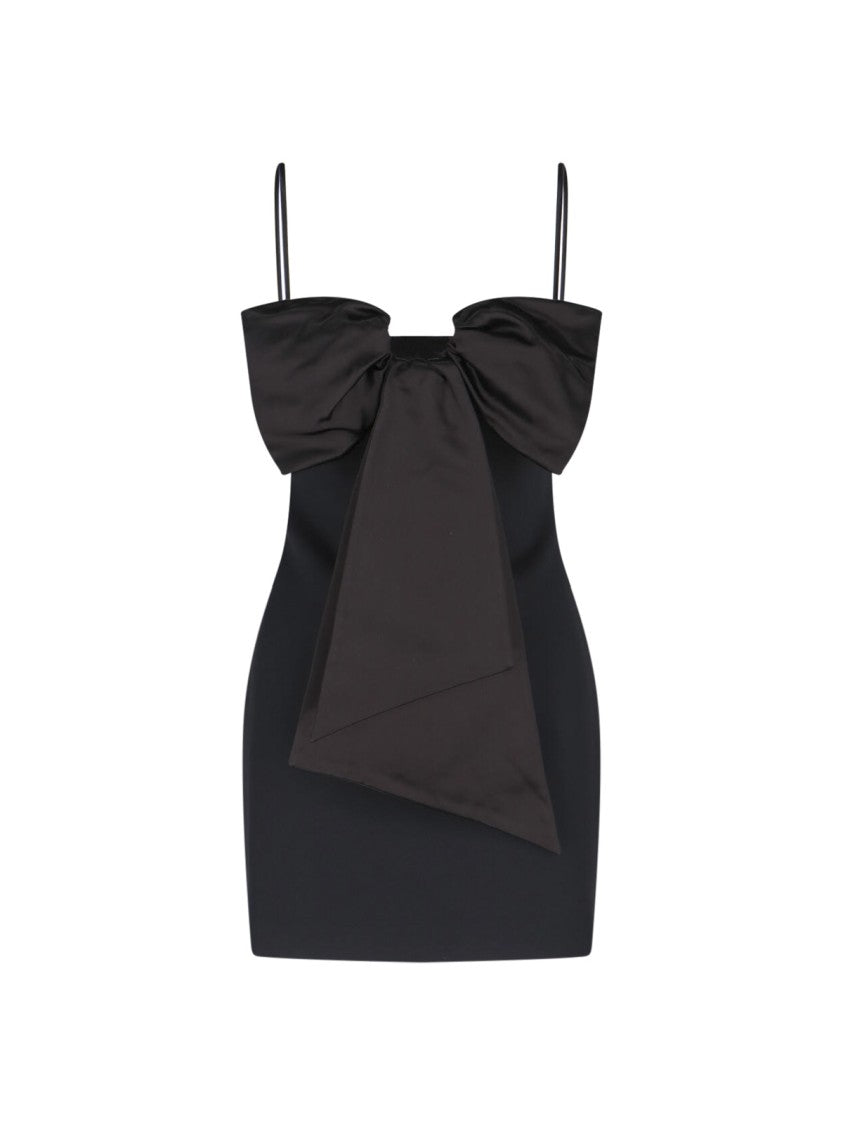 Marc Jacobs "Bow" Mini Dress – Black