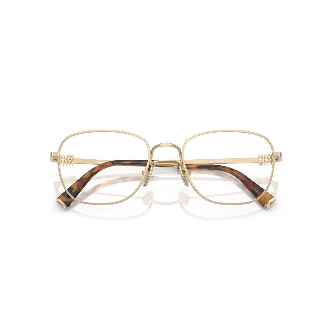 Miu Miu 0Mu 50Wv Square Lens Metal Frame Eyeglasses