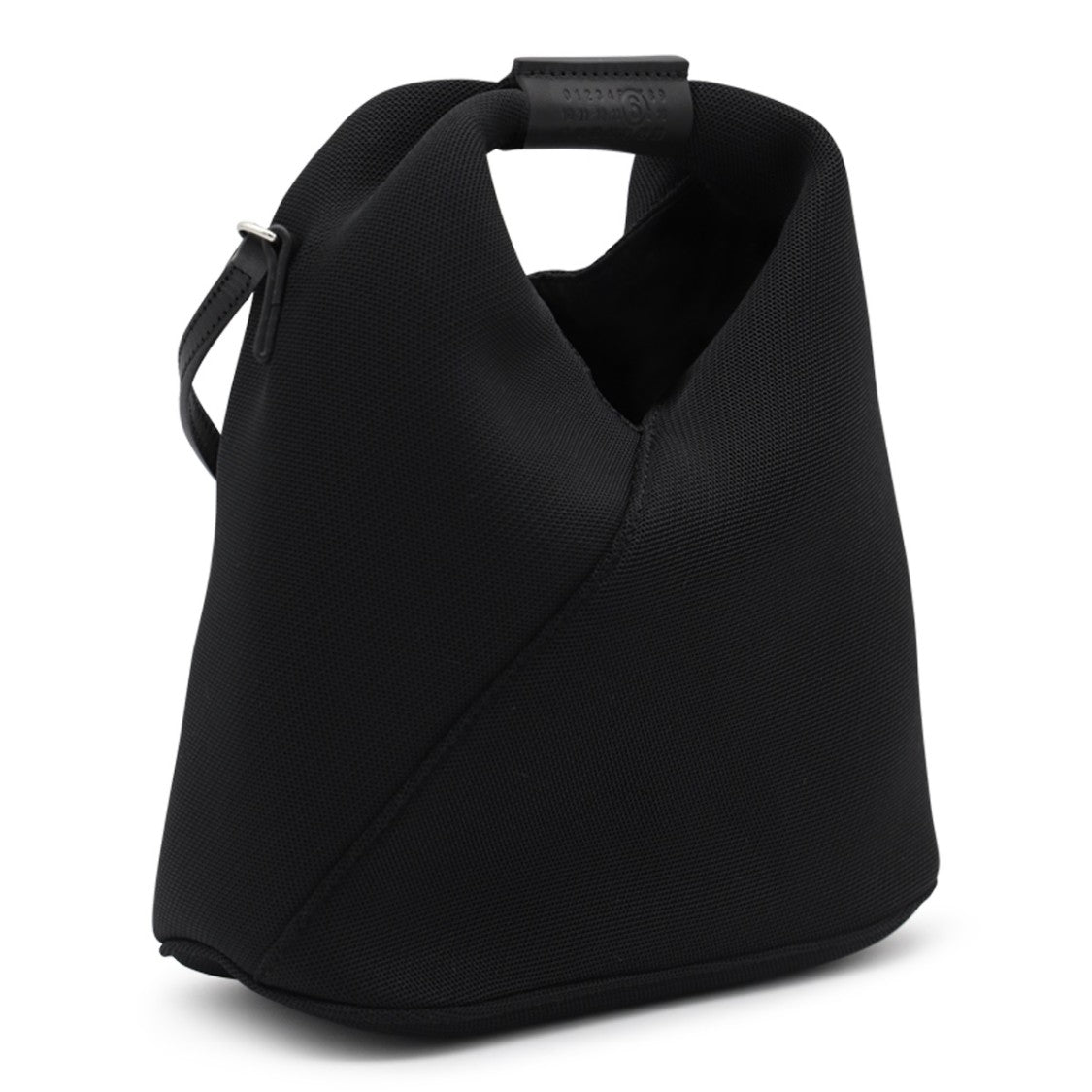 Mm6 By Maison Margiela Structured Triangular Black Satchel