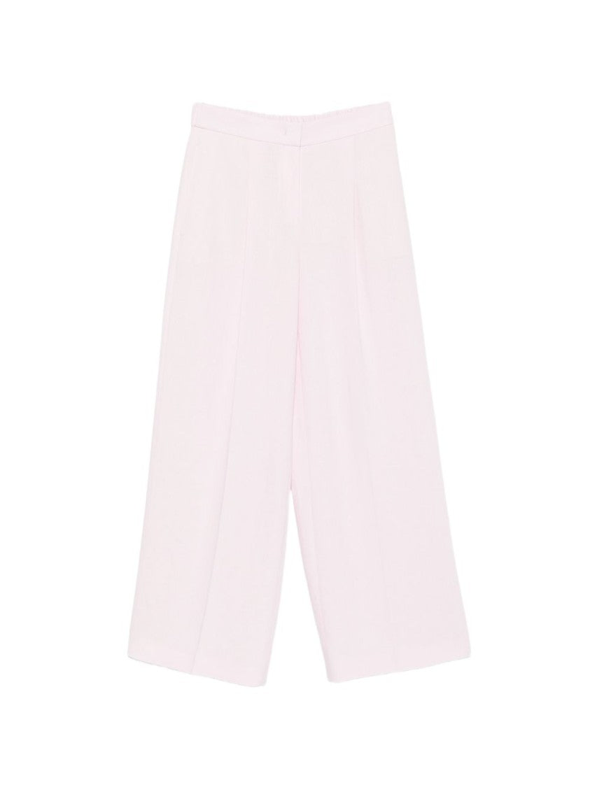 Boss High-Waisted Cropped Palazzo Pants