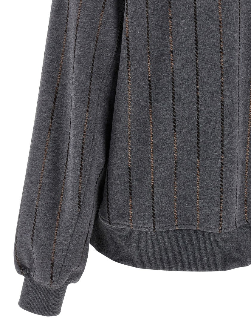 Brunello Cucinelli Micro Sequin Hoodie