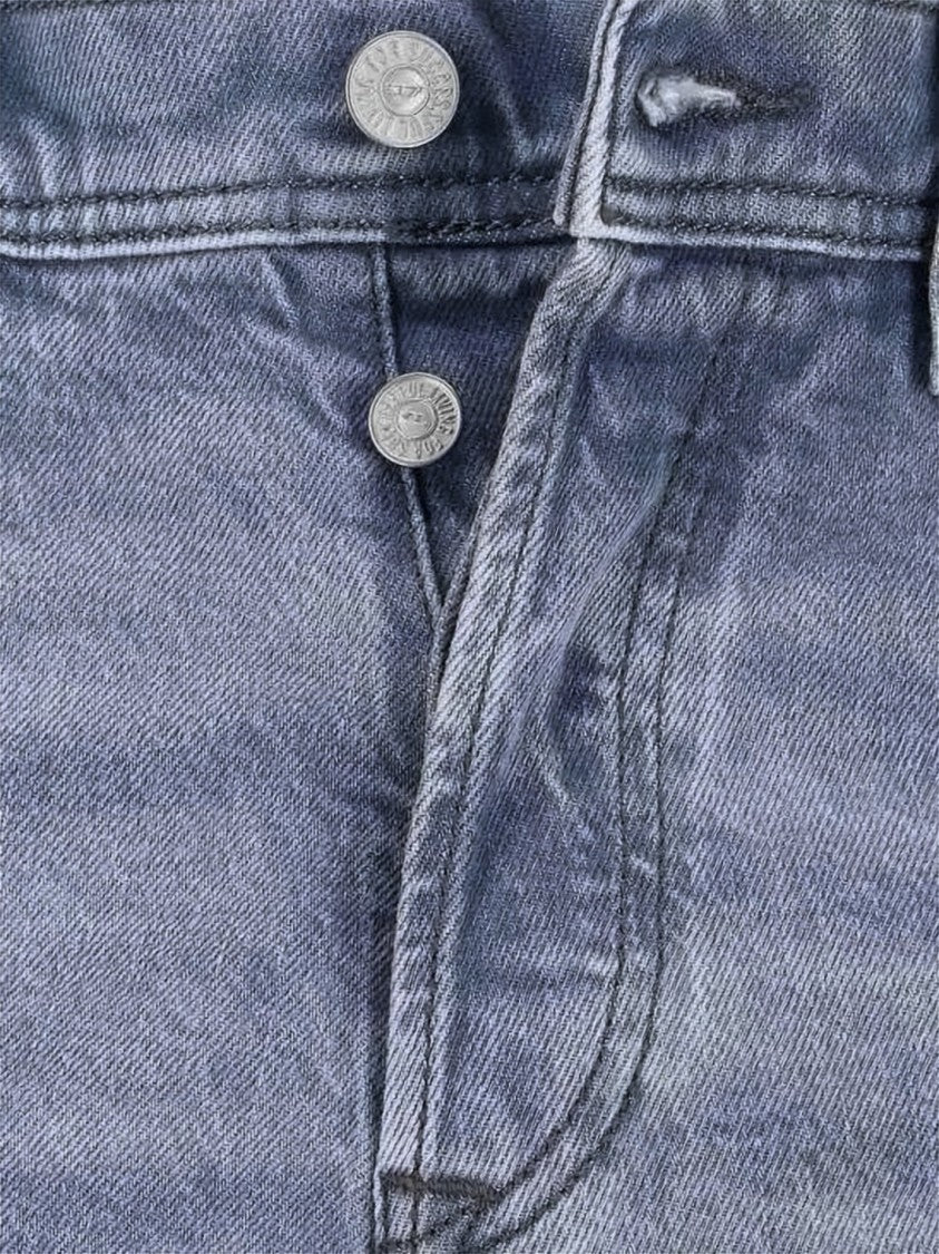 Diesel Mid-Rise Straight-Leg Denim Pants With Classic Five-Pocket Design