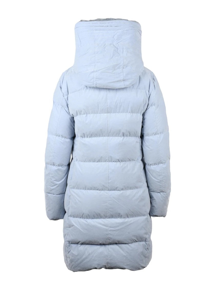 Peuterey Light Blue Mandie Fur-Trimmed Down Parka