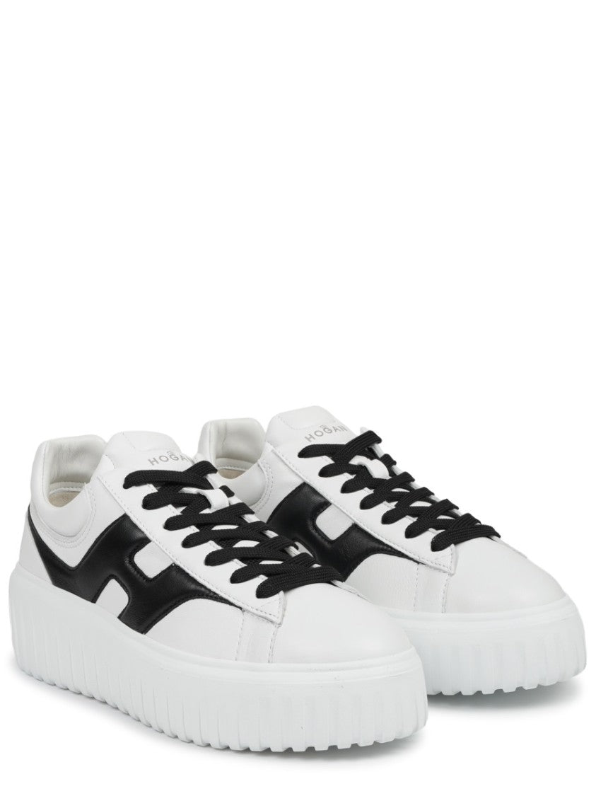 Hogan H-Stripes Bold Mutton Leather Sneakers