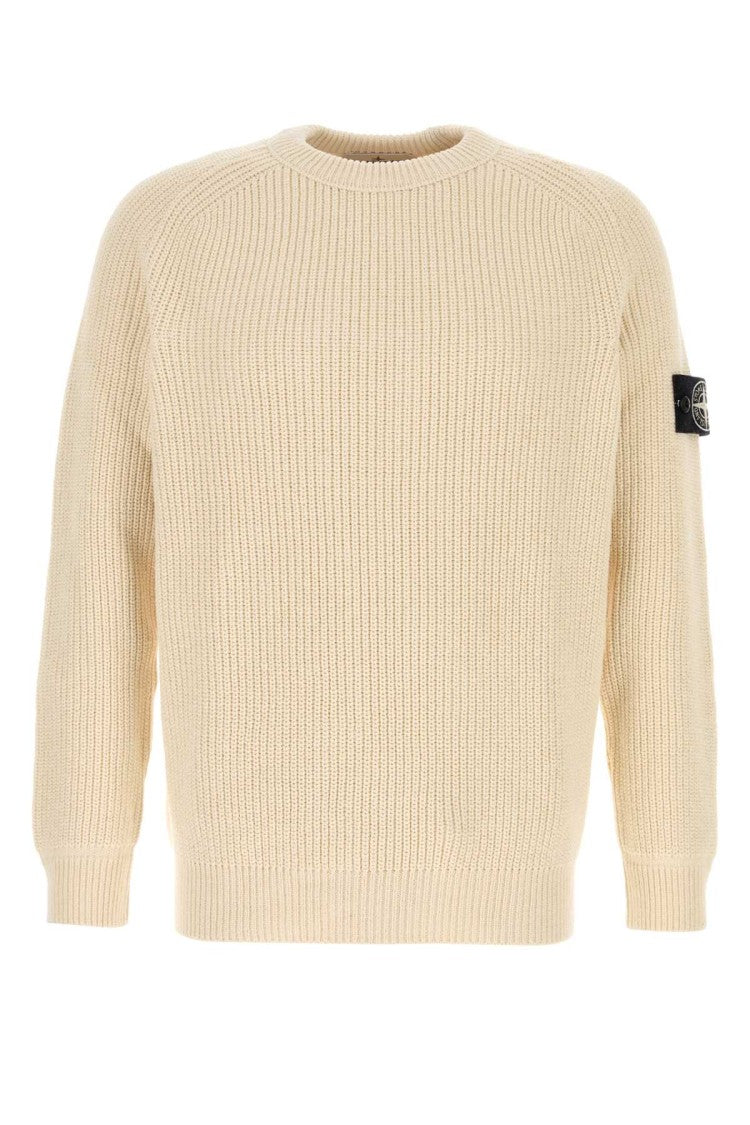 Stone Island Sand Cotton Sweater