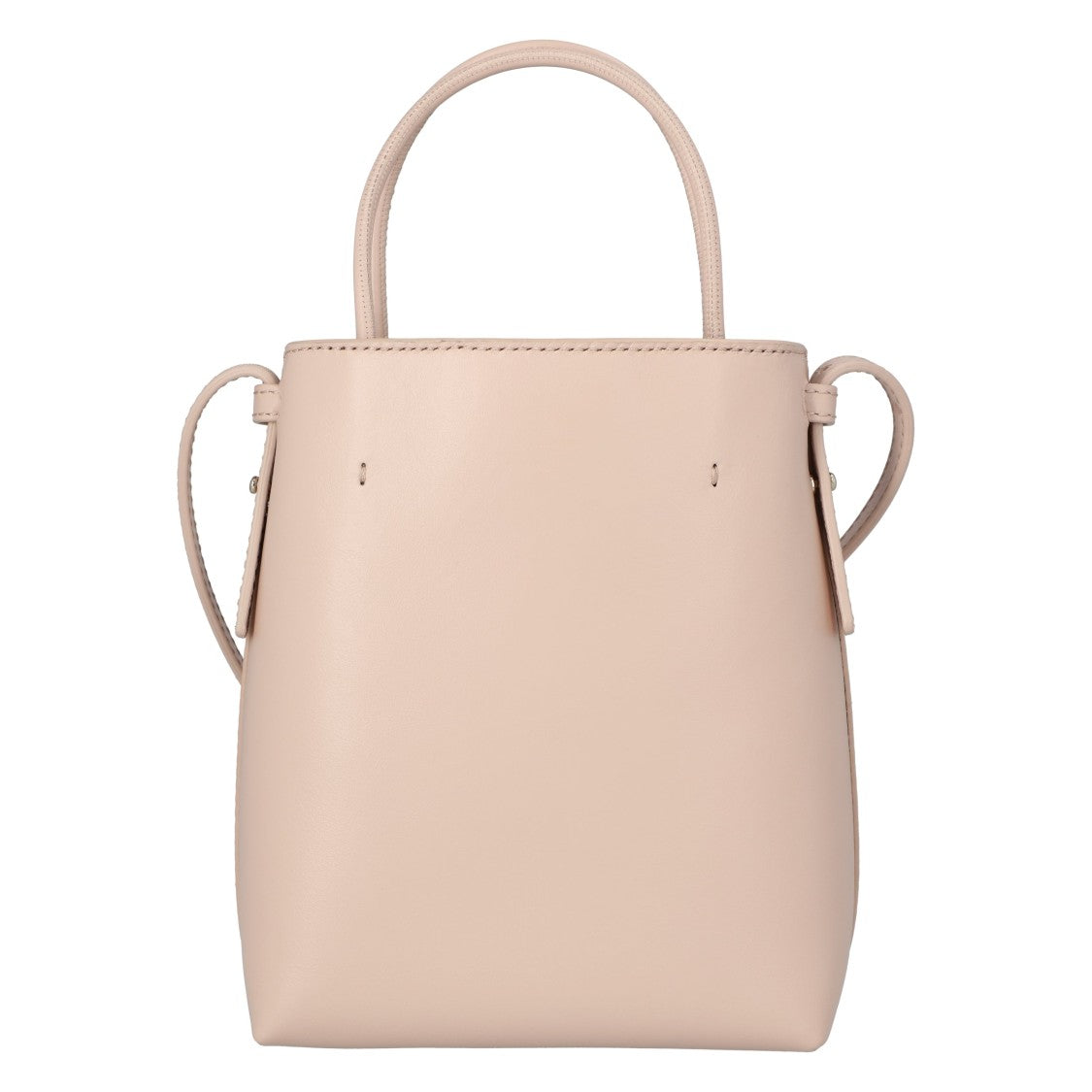 Chloé Sense Micro Tote Bag In Soft Leather Beige