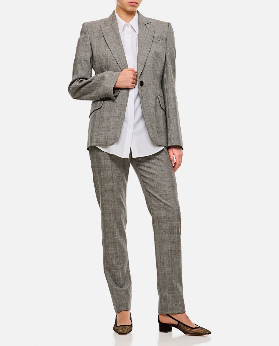 Alexander Mcqueen Slim Fit Tailored Blazer