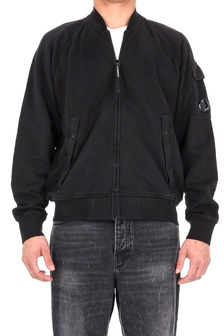 C.P. Company Brushed Cotton Full-Zip Sweatshirt