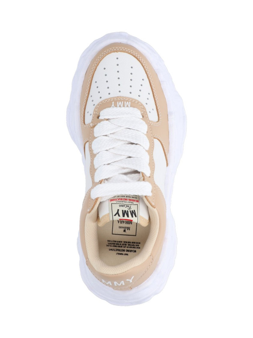 Maison Mihara Yasuhiro Low-Top Sneakers With Rounded Toe And Textured Sole