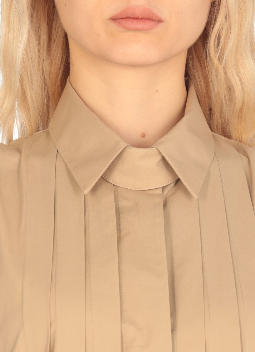 Antonelli Beige Cotton Dress