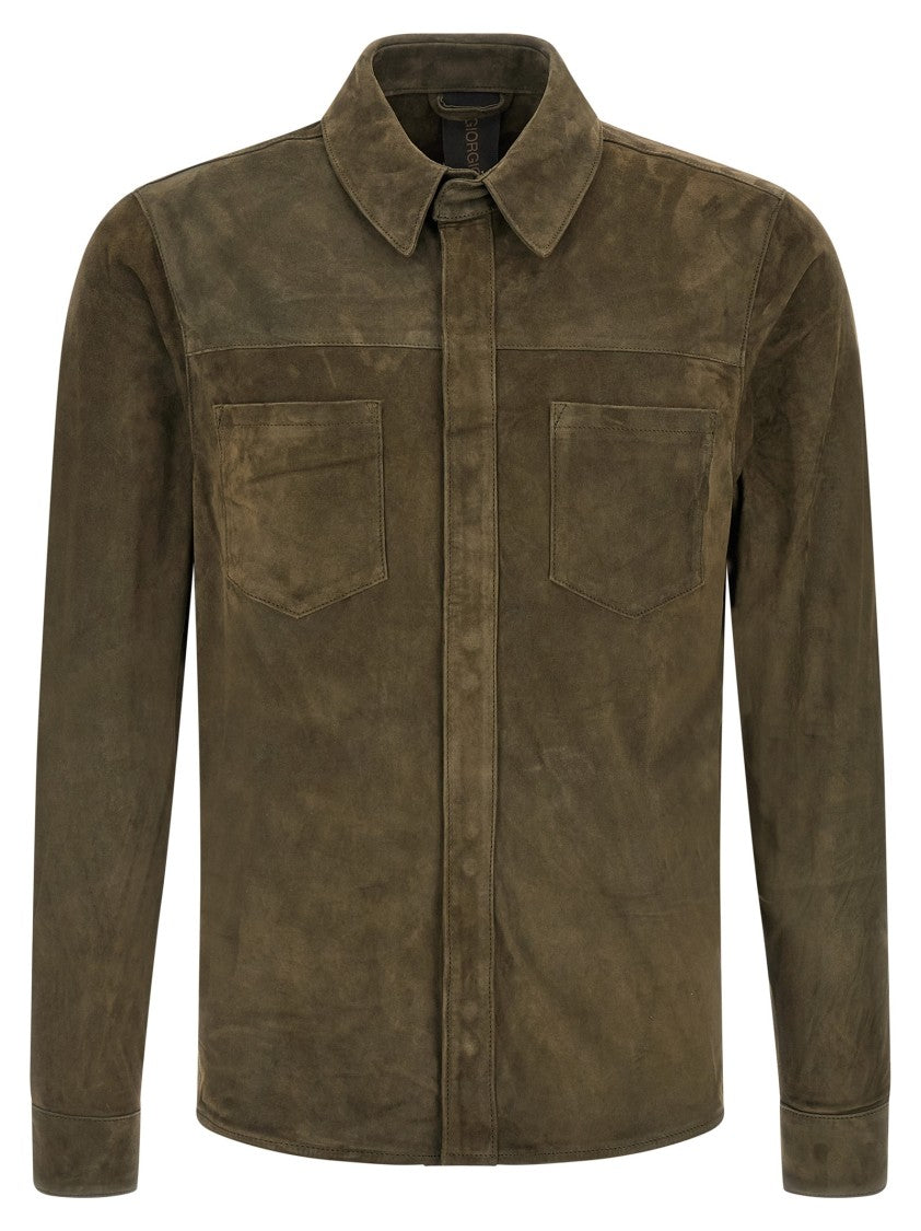 Giorgio Brato Suede Shirt Gloves