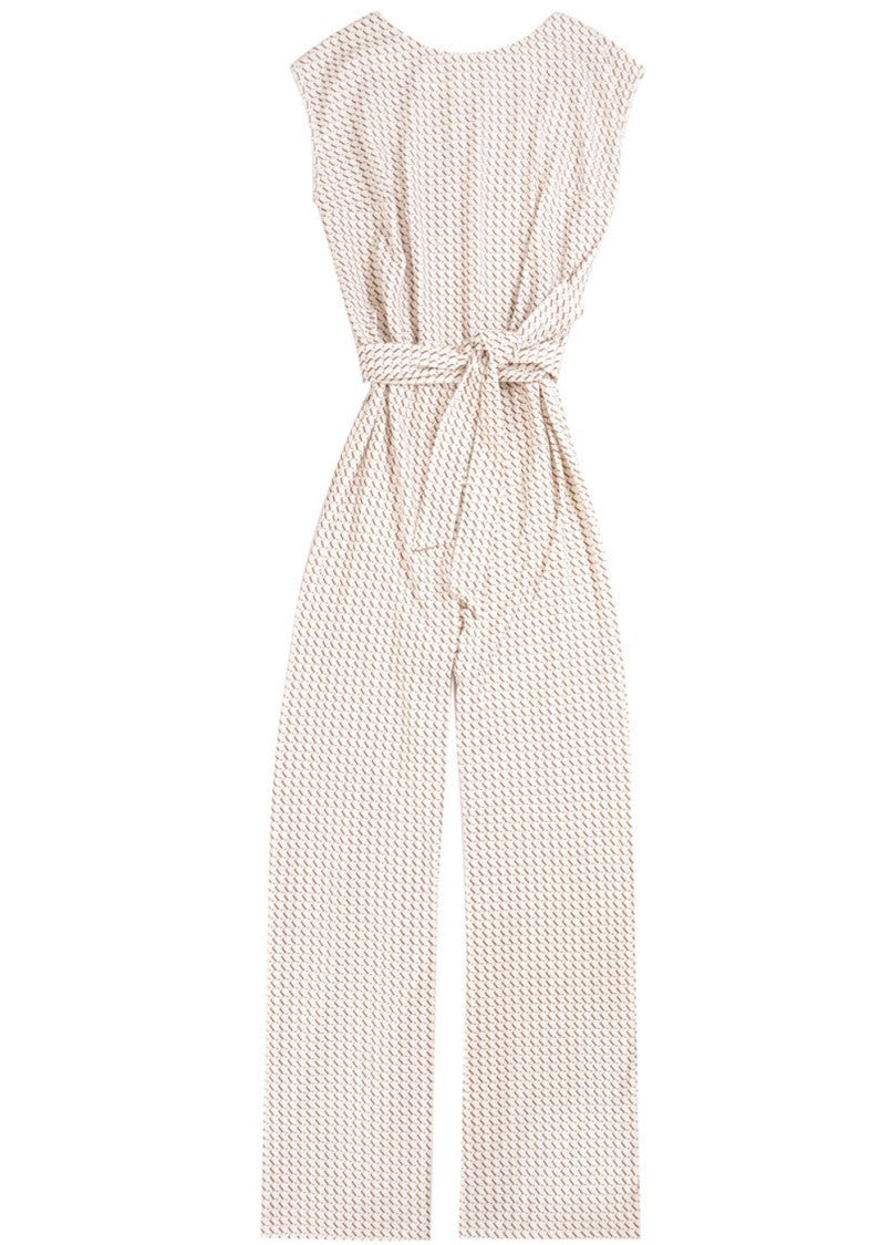 Saiid Kobeisy Jersey Knit Printed Jumpsuit