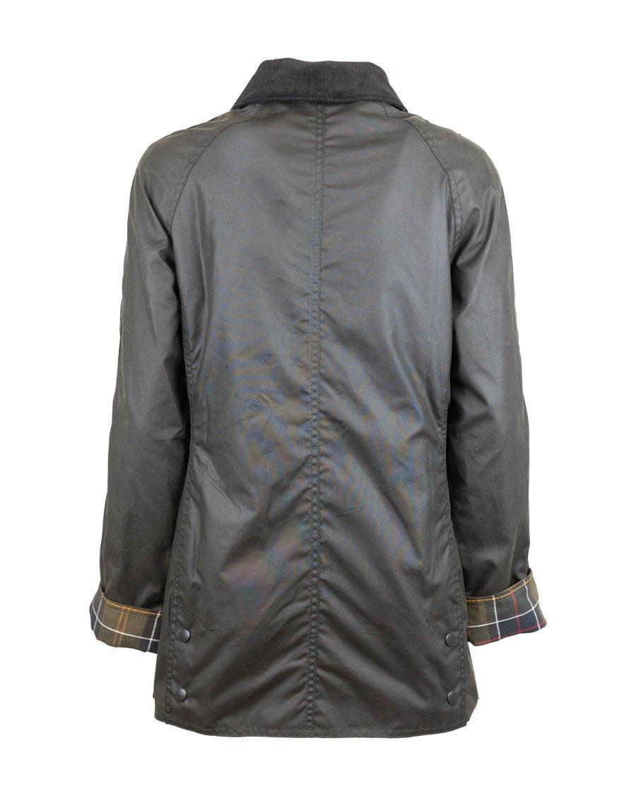 Barbour Classic Beadnell Wax Jacket - Olive Green