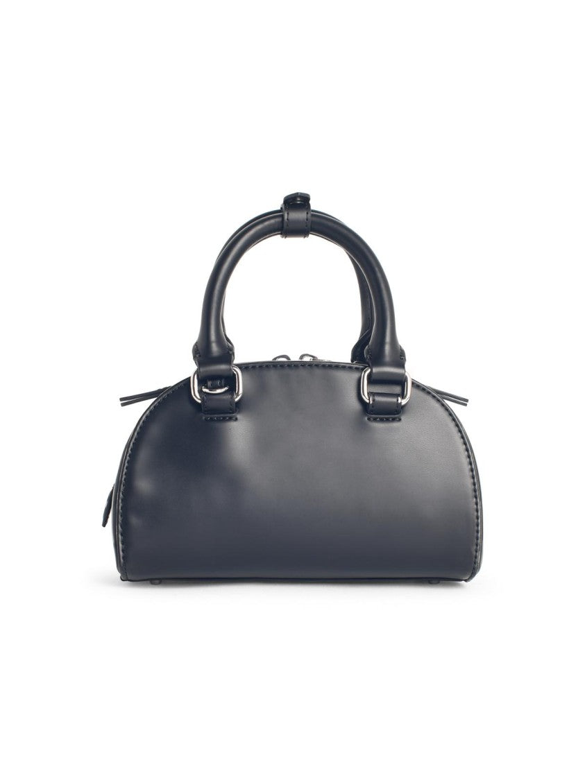 Diesel 1Dr Dome' Black Leather Bag