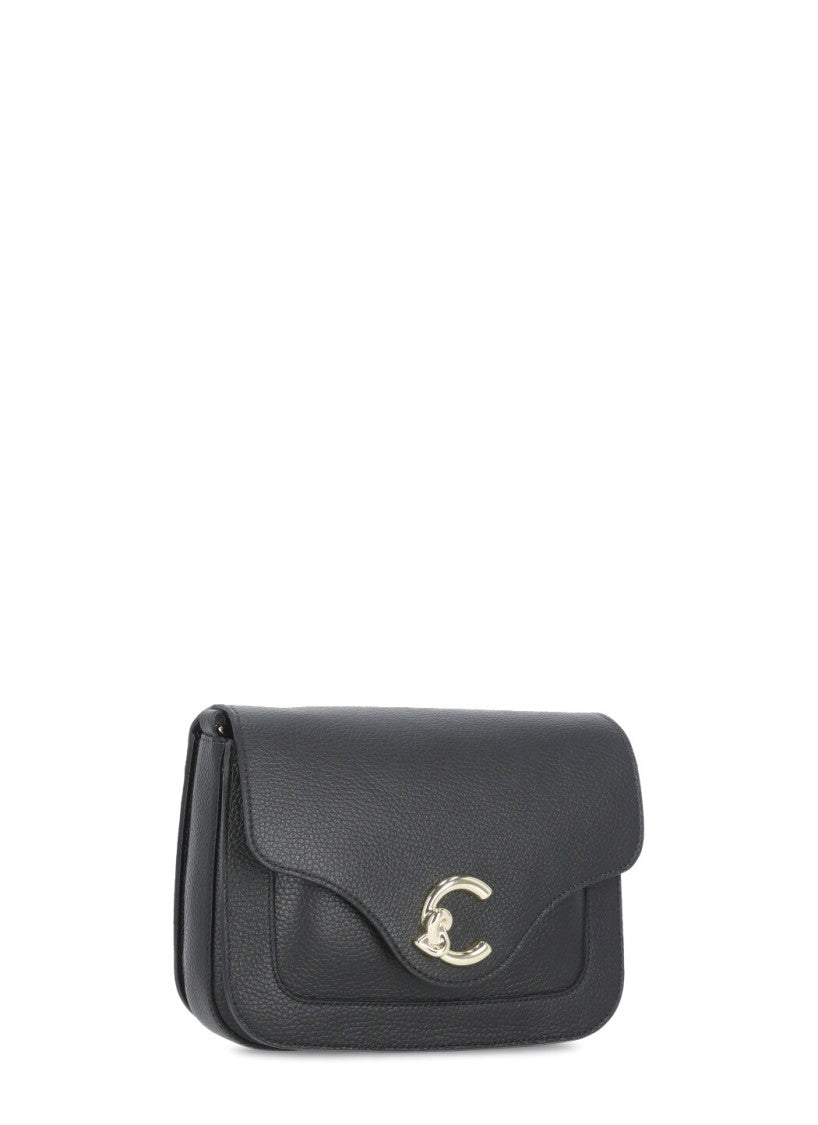 Coccinelle Black Leather Shoulder Bag