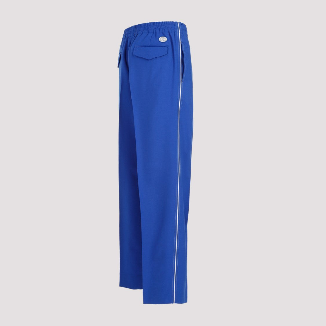 Gucci Straight Electric Blue Cotton Pants