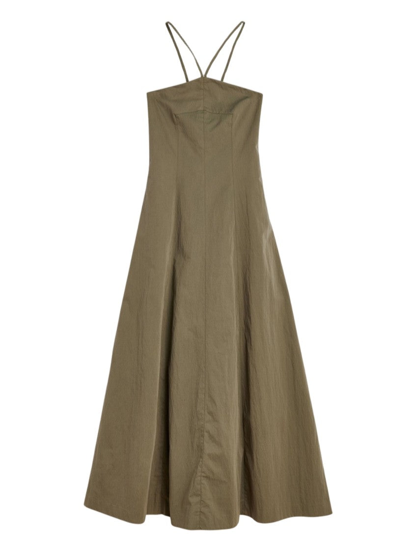 Our Legacy Poise Fitted Crisscross Midi Dress