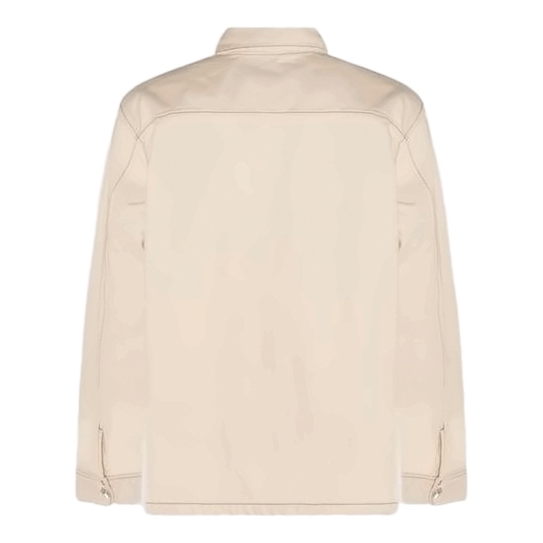 Ami Paris Long Sleeve Light Beige Cotton Shirt