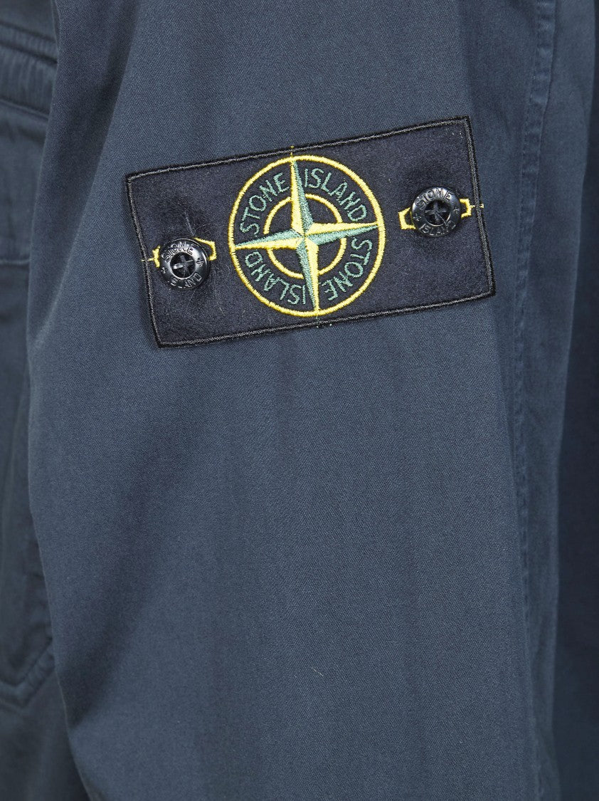 Stone Island Cotton Blend Sleeve Patch Jacket
