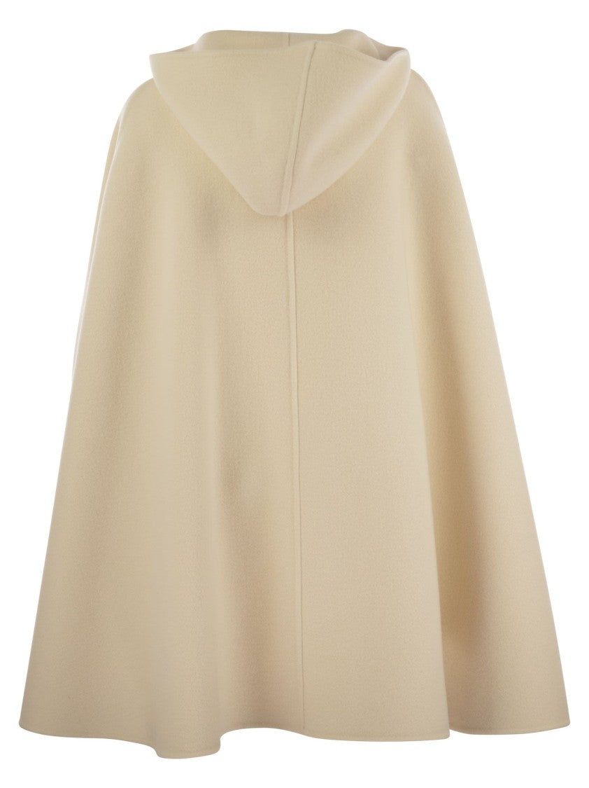 Fabiana Filippi Refined Virgin Wool Cape