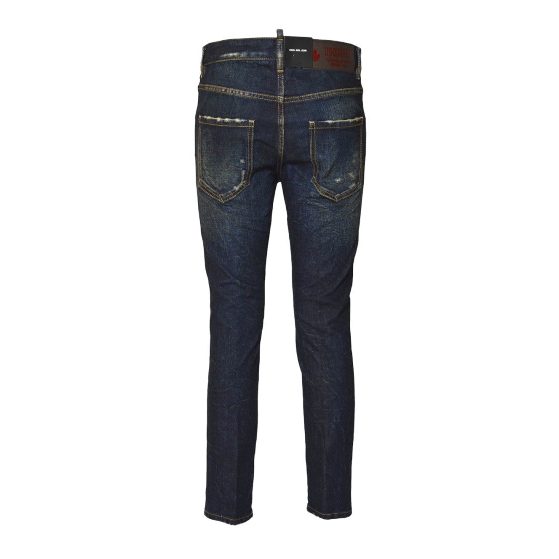 Dsquared2 Slim-Fit Indigo Denim Jeans With Distressed Details