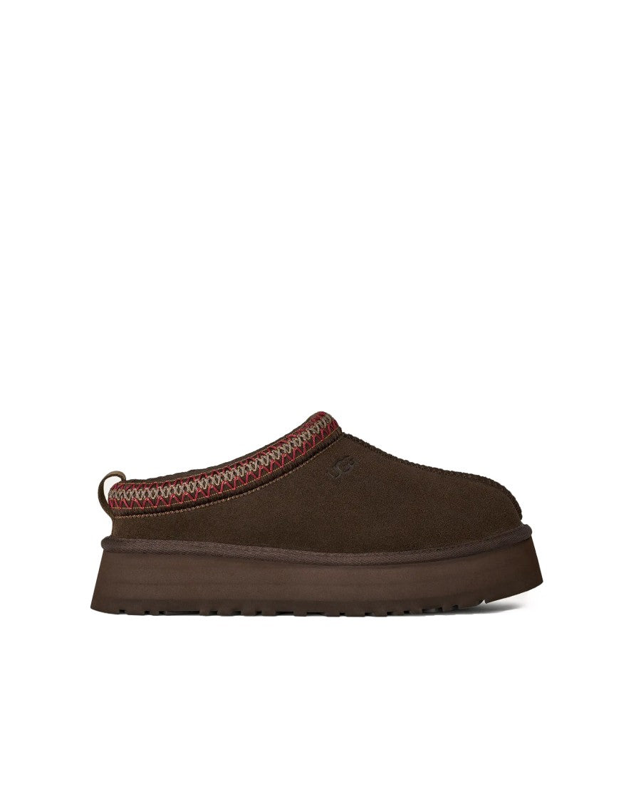 Ugg Suede Lamb Fur Slip-On Clogs