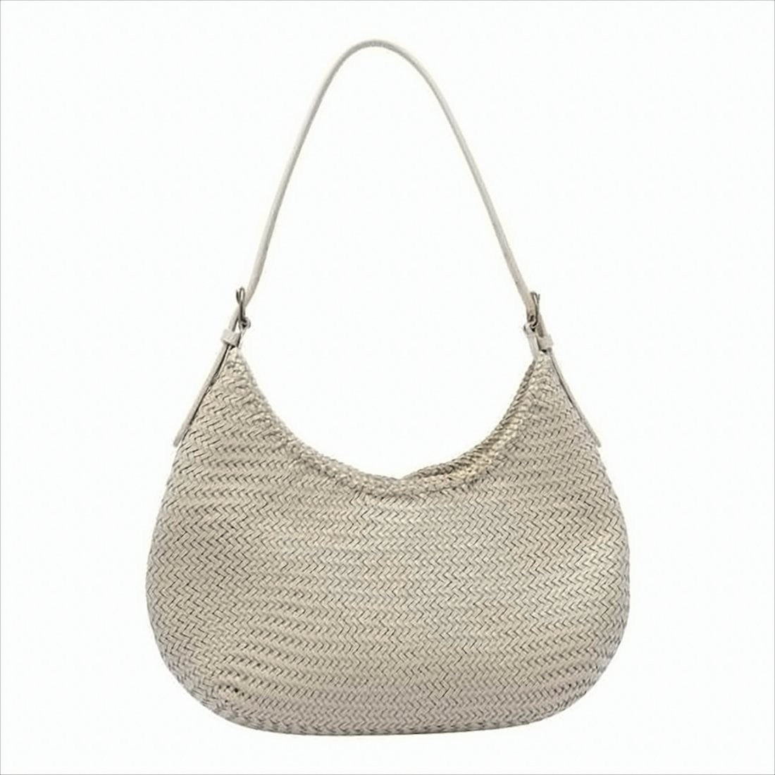 Dragon Diffusion Woven Buffalo Leather Shoulder Bag