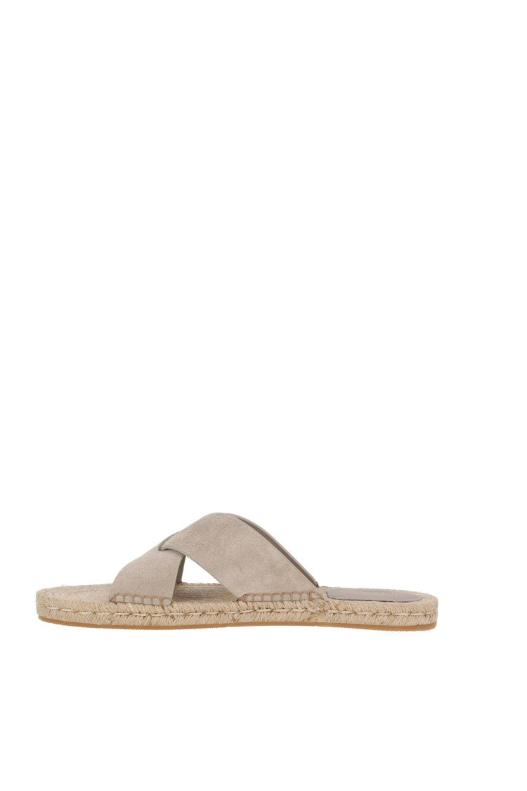 Zegna Suede Leather Smart Casual Sandals
